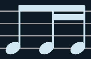 1 Eighth Note 2 Sixteenth Notes